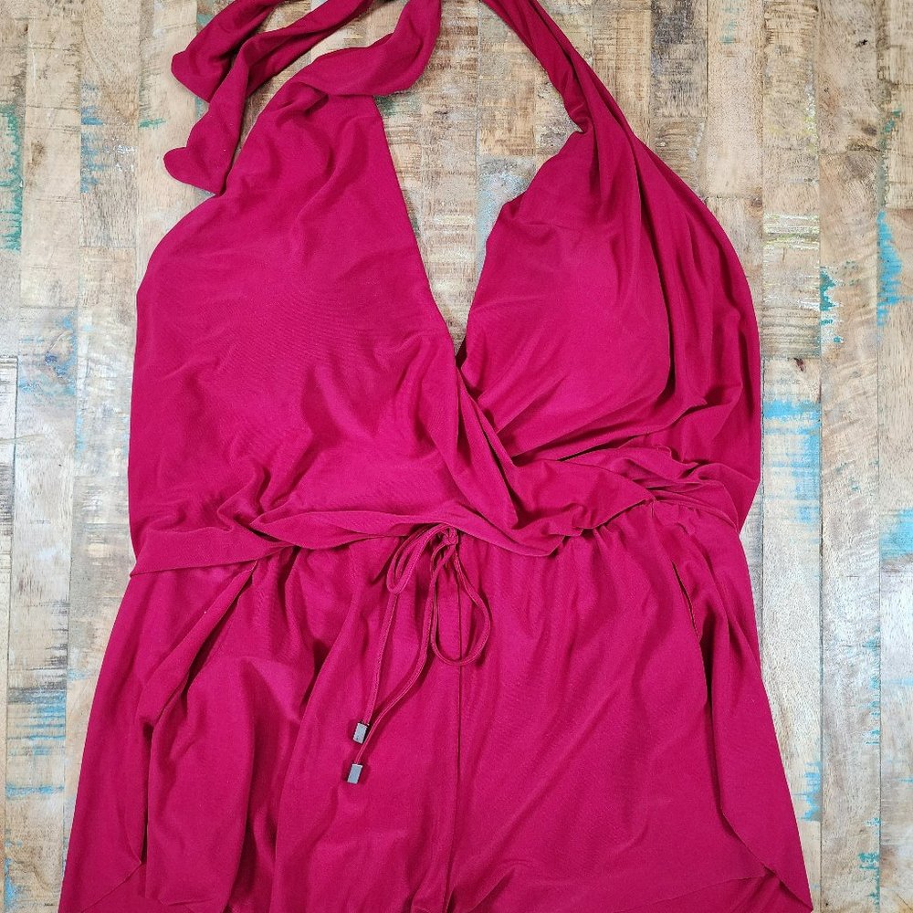 Magicsuit Red One Piece Romper Swimsuit